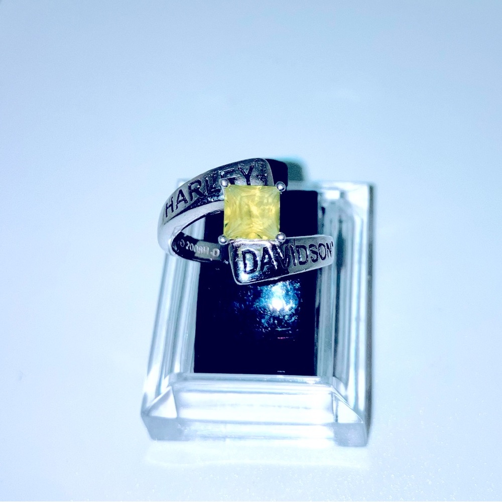 Harley-Davidson Sterling Silver Gemstone Ring